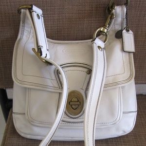 Coach Legacy Hippie 10325 Off-White Leather XBody